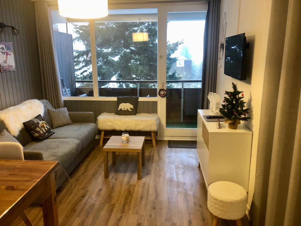 Charmant Studio Cabine Cocoon A 100 M Des Pistes シャンルッス エクステリア 写真