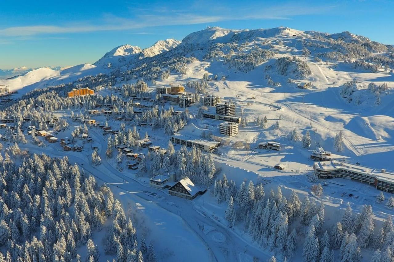 Charmant Studio Cabine Cocoon A 100 M Des Pistes シャンルッス エクステリア 写真