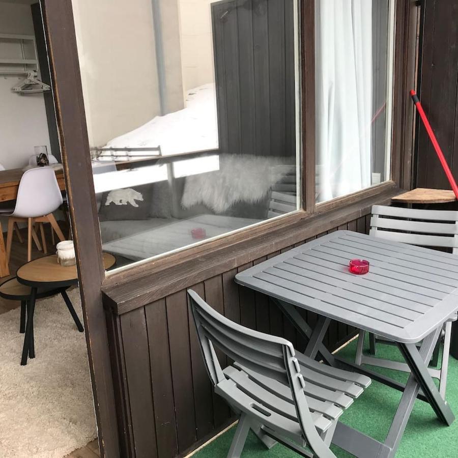Charmant Studio Cabine Cocoon A 100 M Des Pistes シャンルッス エクステリア 写真